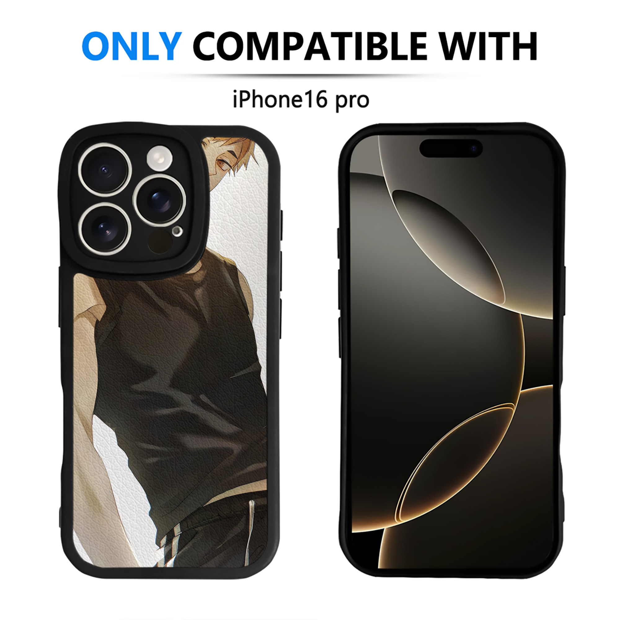 （画像用） ハイキュー!! Haikyu!! 【iPhone 16シリーズ対応】シリコンスマホケース（レザー調） 材質：シリコン